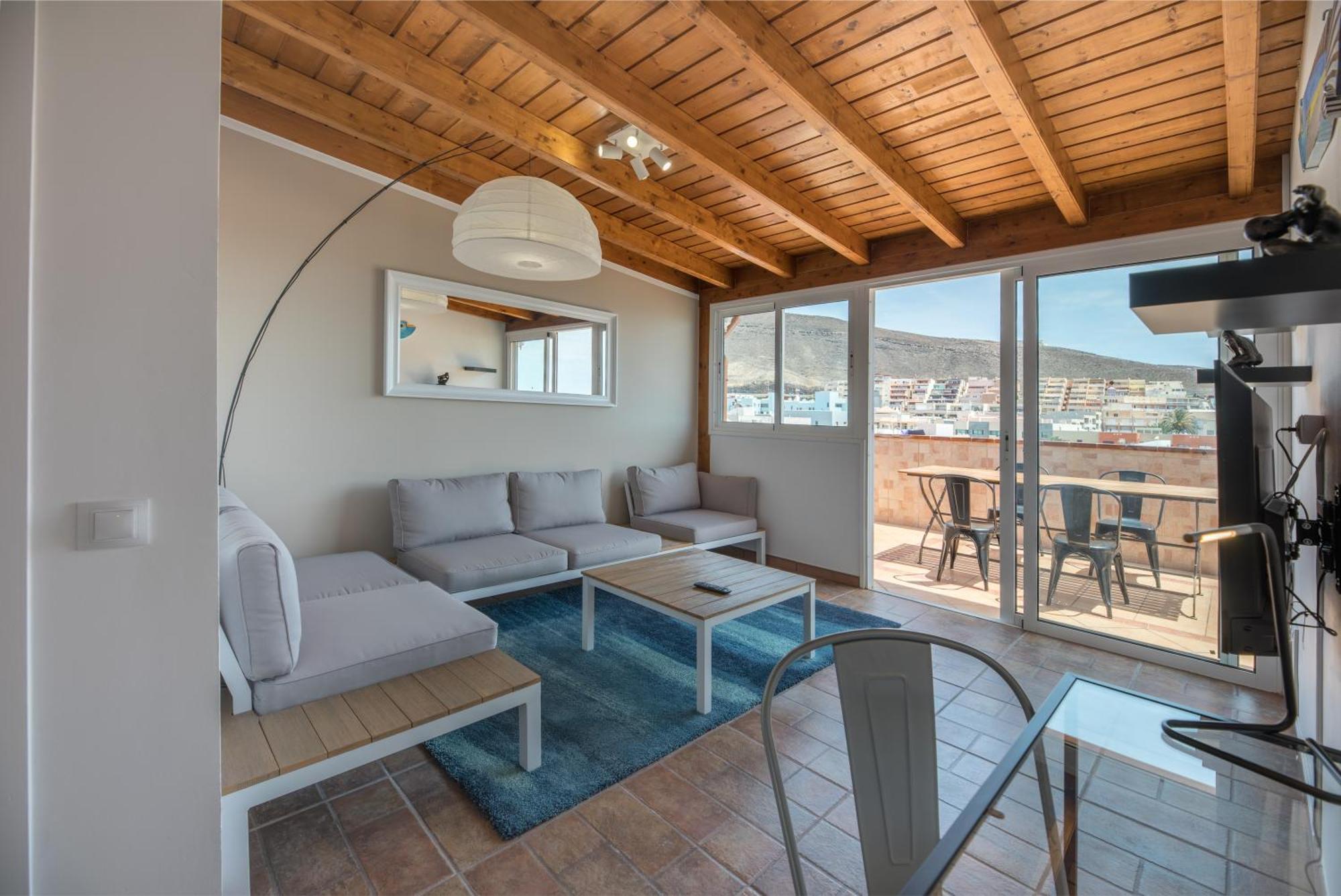 Attico Vista Oceano E Citta 3 Camere 2 Bagni Wifi Ac Morro Jable  Exterior photo